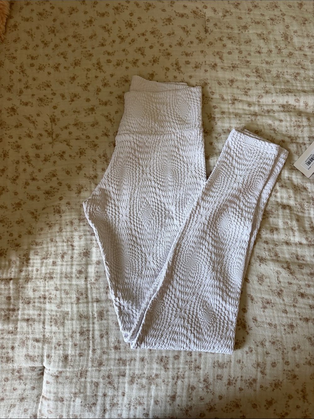 Booty by Brabants White Textured Leggings